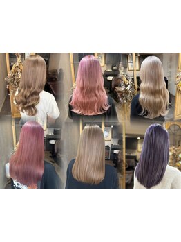 立体感を演出するハイライト、ダメージレス透明感カラー…歴20年のスタイリストが”なりたい”を叶えますー