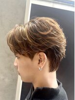 レイ(REI)&nbsp;ハイライトフェザーショート【京都/河原町/メンズカジュアル】