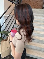 if&nbsp;ブリーチなし/インナーカラー/オレンジ