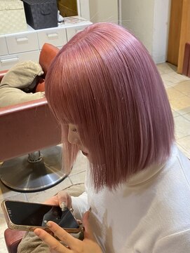 グロウ 渋谷西口(grow) ピンク/ベビーピンク/ブリーチ