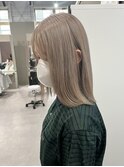 くすみベージュ/ミルクティーグレージュ/ブリーチ/髪質改善