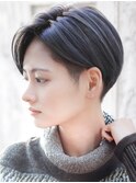大人可愛い30代40代50代小顔◎マッシュショートボブウルフカット