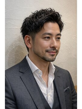 ベル 銀座5丁目店(Belle) 《30代.40代男性へ。大人のメンズパーマ》フェザーパーマ/銀座駅