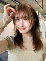 シンス 銀座(since)&nbsp;ミディアムレイヤー/顔周りレイヤー/小顔ヘア/似合わせカット