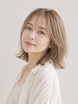 セレスト 川口店(CELESTE)&nbsp;ベージュ系大人ミディアムボブ×イノアカラー