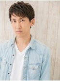 ≪mod's men≫斜めバングで個性的に☆束感ショートa