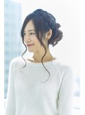 エキア志木１F♪編み込みをmixした大人可愛いアレンジヘア