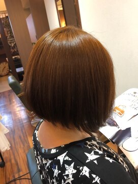 アッドランプ ヘアー 柳津店(add Lamp hair) カーキシュッブラウン
