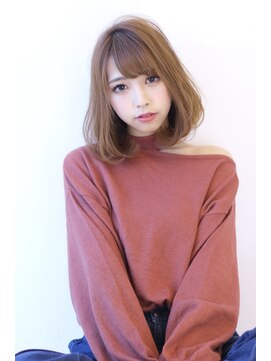 オーロ 宝塚店(ORO) 小顔ボブ抜け感オリーブアッシュフェザーバングボブルフグラボブ