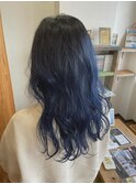 : グラデーション　ブルーブラック
