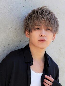 メンズフィール 南森町(MENS FEEL) スペインカール/スパイキーショート/ブルーブラック/南森町