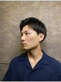 韓国センターパート/サイドパート<理容室><国立/国立駅/メンズ>