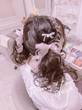 アチーブ エムプラス 茶屋町店(Achieve m +) ライブセット（大阪梅田茶屋町ヘアセット専門店Achieve m+）