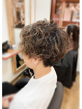 エイト プラット 渋谷2号店(EIGHT plat) メンズ　スパイラルパーマ　3/30