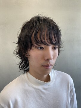 ヘアサロン ムク(HAIR SALON.MuKu) レイヤーマッシュショートウルフメンズパーマ