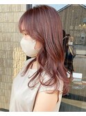 ピンクブラウン ピンクベージュ  ピンクカラー トリートメント