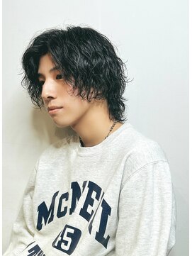 ザ オーダー(THE ORDER) 2023年トレンドパーマ　波巻きマッシュウルフ