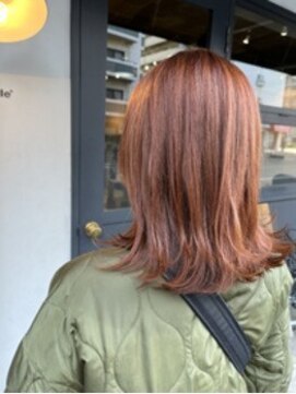 セトル(Settle) オレンジブラウンヘアカラー