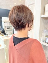 キャアリー(Caary)&nbsp;福山市美容室Caary人気 似合わせカット春ショートヘアスタイル