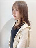 透明感ベージュカラー