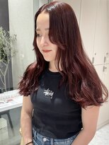 マイル 渋谷(mile)&nbsp;ブリーチなしwカラー/チェリーレッド