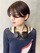 イデア(idea)&nbsp;似合わせカット【ハンサムショート×レッドブラウン】山下