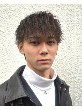 フリーク バーバーショップ 都島店(FREAK BARBER SHOP) ソフトツイスト ツーブロックマッシュ ツイストスパイラル