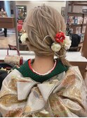 サイド編みおろしスタイル