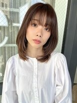 ひし形レイヤー　小顔ヘア 伸ばしかけヘア 簡単スタイリング