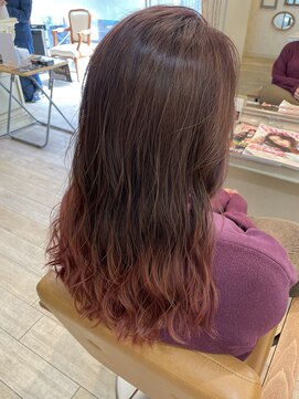 シエル バイ ケンジ 登戸 生田(CIEL by KENJE) カシスレッド グラデーション