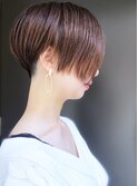 20代 30代 刈り上げショート ハンサムショート 前下がり 池袋