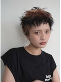 【見藤指名限定】ローライト　ルーツカラー　ベリーショート