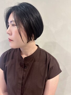 ラトリエコンタン(L´atelier Content) 【lateliercontent shima】黒髪やわらかbob