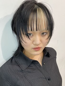 ココ 本八幡(KOKO) □#顔まわりレイヤー#レイヤーカット#ウルフ#インナーカラー