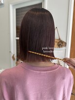 ジャガラ 千葉駅北口店(JAGARA)&nbsp;大人気！ピンクラベンダーカラー×プツッとボブ【千葉・千葉駅】