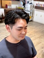 インフィニティー infinity HAIR SPACE BLOOM ニュアンスパーマ/センターパート/ メンズパーマ