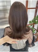 くすみベージュ ラベンダーベージュ くびれレイヤー☆