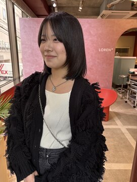 ローレンプラス(LOREN+) 透明感髪質改善ベージュダブルカラーミルクティーグレージュ