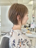 ハピネス 西大寺店(Happiness) ショートカット×ひし形ショートボブ×前髪あり30代40代50代