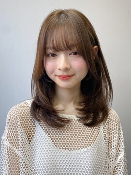 エトラ 渋谷店(etora) 小顔 フェミニンロング メルティーカラー 似合わせカット"