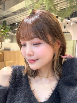 ミンクスオーバー(MINX OVER) 【ボブ】結べるボブ/似合わせカット/メルティカラー