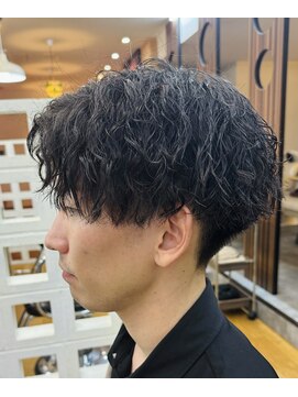 パリス メンズサロン(PARIS MEN'S Salon) マッシュ縦落ちツイストスパイラルパーマ