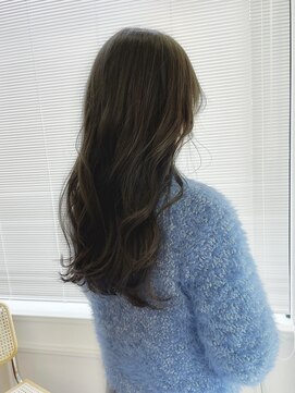 ヘアーアイスカルテット(HAIR ICI QUARTET) 透明感ブリーチなしオリーブグレージュ韓国風艶感