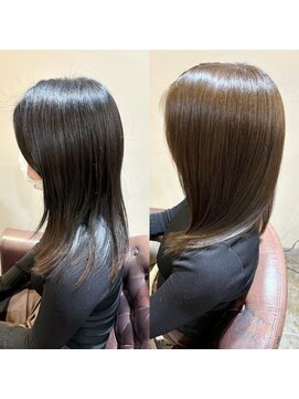 ヘアモイジャ(Hair Moija) ブリーチなしのダブルカラー