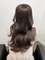 ノー バイ イオエ 西梅田(no. by ioe) ブリーチなしカラー/髪質改善/ミルクティーベージュ/小顔ヘア