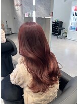 アルドーレフィエロ シンサイバシ(Ardore fiero shinsaibashi)&nbsp;ブリーチなしでできる★チェリーピンクブラウン★20代30代40代