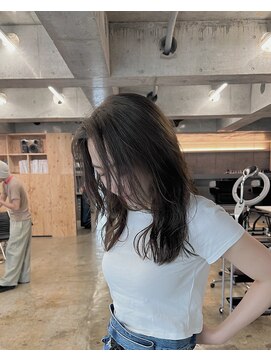 ナヌーク ダイカンヤマ(nanuk daikanyama) 透け暗オリーブベージュヘアカラー