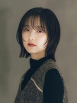 ハイマー(HEIMER)&nbsp;ミディアムカラー 顔周りカット小顔スタイル