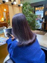 チャプター 問屋町(chapter)&nbsp;ラベンダーグレージュケアブリーチダブルカラー髪質改善