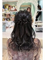 セットサロン マオ(MAO)&nbsp;綺麗めハーフアップ